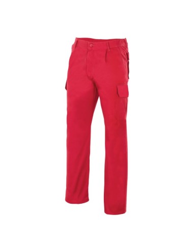 PANTALON MULTIBOLSILLOS VELILLA 345 ROJO