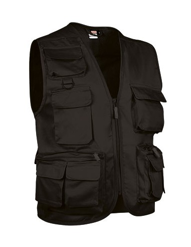CHALECO SAFARI VALENTO NEGRO